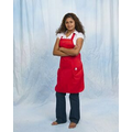 Full Length Bib Apron with 2 Front Pockets